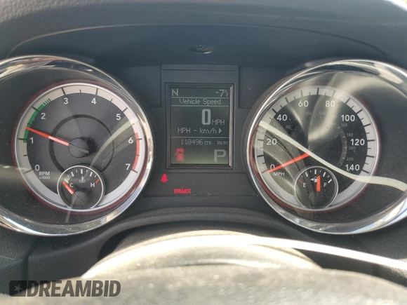 2011 Dodge Durango R/T with VIN 1D4SD6GT0BC682060, listed as a Copart auction lot 60340915 with 118,496 mi miles and Salvage title. Bid and sale history available at DreamBid. Image 9.