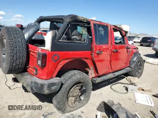 2016 Jeep Wrangler Unlimited Freedom z VIN 1C4BJWDG7GL168548, wystawiony jako Copart lot #49893385 z przebiegiem 107 672 mil mil oraz Szkoda całkowita • Salvage title. Historia ofert i sprzedaży dostępna na DreamBid. Obrazek 3.
