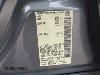 2017 Nissan Altima SV z VIN 1N4AL3AP4HC266324, wystawiony jako IAAI lot #42170025 z przebiegiem 127 595 mil mil oraz . Historia ofert i sprzedaży dostępna na DreamBid. Obrazek 9.