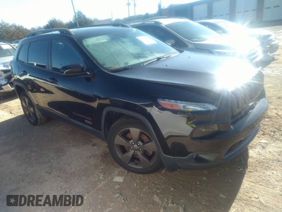 2016 Jeep Cherokee Latitude with VIN 1C4PJLCB6GW287426, listed as a IAAI auction lot 41234678 with 98,287 mi miles. Bid and sale history available at carsss.com. Image 1.