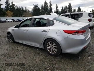 2018 Kia Optima LX with VIN 5XXGT4L36JG188719, listed as a Copart auction lot 81845134 with 101,032 mi miles and Salvage Title. Bid and sale history available at DreamBid. Image 2.