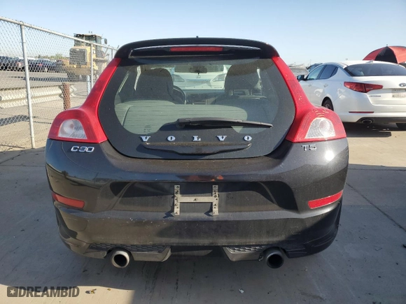 2011 Volvo C30 with VIN YV1672MK6B2225909, listed as a Copart auction lot 52343895 with 157,954 mi miles and Salvage Title. Bid and sale history available at carsss.com. Image 6.