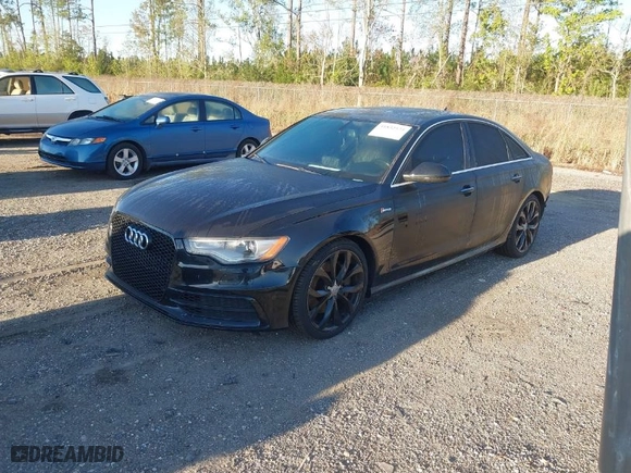 2015 Audi A6 3.0T Premium Plus with VIN WAUFGAFC9FN035982, listed as a IAAI auction lot 41832535 with 152,759 mi miles. Bid and sale history available at carsss.com. Image 2.