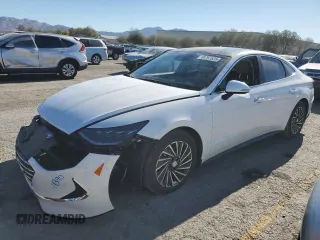 2023 Hyundai Sonata Hybrid Limited with VIN KMHL54JJ4PA054799, listed as a Copart auction lot 88767525 with 21,976 mi miles and Salvage Title. Bid and sale history available at carsss.com. Image 1.