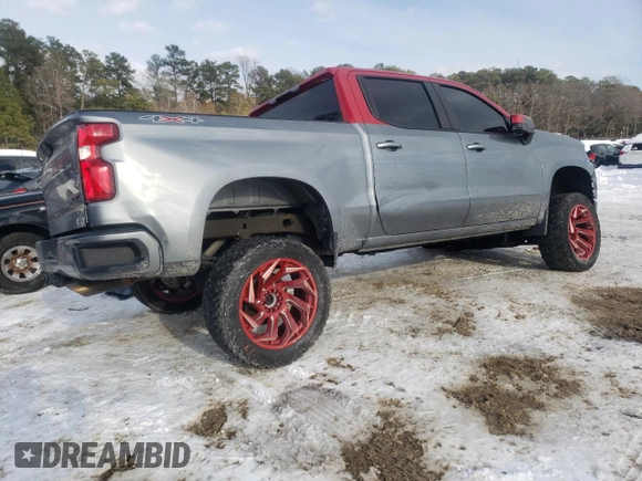 2021 Chevrolet Silverado 1500 RST with VIN 3GCUYEET6MG286206, listed as a Copart auction lot 87285864 with 91,433 mi miles and Salvage Title. Bid and sale history available at carsss.com. Image 3.