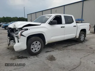 2023 Toyota Tundra SR with VIN 5TFKB5DB2PX111047, listed as a Copart auction lot 58541065 with 42,408 mi miles and Salvage title. Bid and sale history available at DreamBid. Image 1.