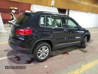 2017 Volkswagen Tiguan S with VIN WVGBV7AX8HK016490, listed as a Copart auction lot 56222815 with 48,439 mi miles and Salvage Title. Bid and sale history available at DreamBid. Image 3.