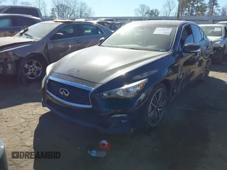 2014 Infiniti Q50 Sport with VIN JN1BV7AP5EM689535, listed as a IAAI auction lot 41668286 with 152,970 mi miles and . Bid and sale history available at DreamBid. Image 17.