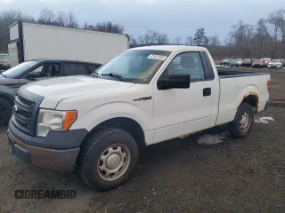 2013 Ford F-150 XL with VIN 1FTMF1CM2DKD10438, listed as a Copart auction lot 42487595 with 217,451 mi miles and Clean Title. Bid and sale history available at carsss.com. Image 1.