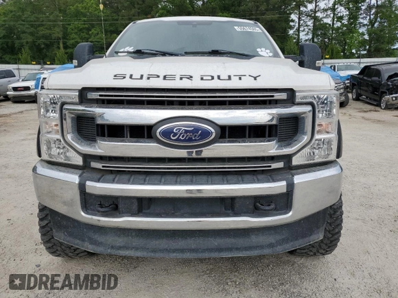 2020 Ford F-250 XL with VIN 1FT7W2B68LEC45808, listed as a Copart auction lot 55674505 with 136,473 mi miles and Salvage title. Bid and sale history available at DreamBid. Image 5.