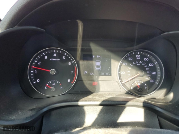 2020 Kia Forte GT-Line with VIN 3KPF34AD0LE187150, listed as a Copart auction lot 46288755 with 84,194 mi miles and Salvage Title. Bid and sale history available at carsss.com. Image 9.