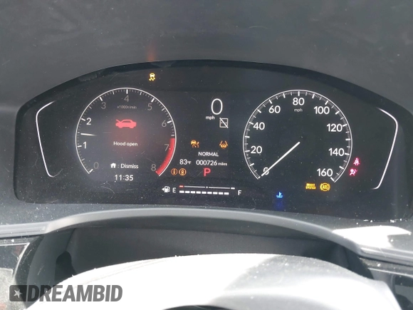2025 Honda Civic Sport with VIN 2HGFE2F50SH566900, listed as a IAAI auction lot 42072544 with 726 mi miles and . Bid and sale history available at DreamBid. Image 7.