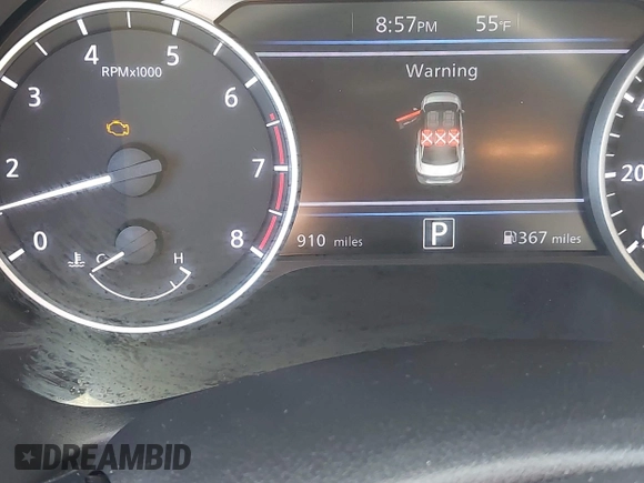 2025 Nissan Sentra SR с VIN 3N1AB8DV2SY226460, выставлен на аукционе IAAI как лот 41974189 с пробегом 910 миль миль и . История ставок и продаж доступна на DreamBid. Изображение 15.