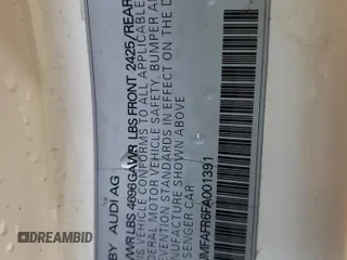 2015 Audi A5 Premium Plus z VIN WAUMFAFR6FA001391, wystawiony jako Copart lot #64658062 z przebiegiem 131 121 mil mil oraz . Historia ofert i sprzedaży dostępna na DreamBid. Obrazek 10.