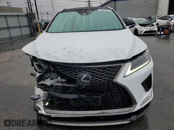 2021 Lexus RX with VIN 2T2YZMDA0MC261123, listed as a Copart auction lot 49236205 with 45,076 mi miles and Salvage Title. Bid and sale history available at carsss.com. Image 5.