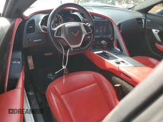 2015 Chevrolet Corvette Z06 3LZ with VIN 1G1YU2D64F5609100, listed as a Copart auction lot 58628714 with 45,992 mi miles and Salvage Title. Bid and sale history available at carsss.com. Image 8.