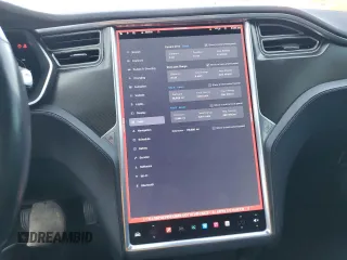 2015 Tesla Model S 85D with VIN 5YJSA1S29FF084680, listed as a Copart auction lot 51488045 with 116,690 mi miles and Salvage Title. Bid and sale history available at carsss.com. Image 9.