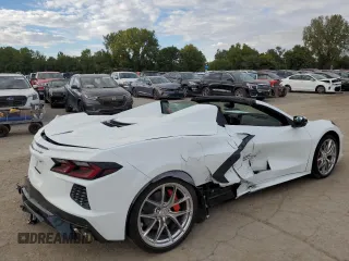 2021 Chevrolet Corvette 3LT with VIN 1G1YC3D45M5103473, listed as a Copart auction lot 72562414 with 7,190 mi miles and Salvage Title. Bid and sale history available at carsss.com. Image 3.