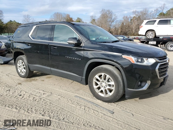 2021 Chevrolet Traverse LT Cloth with VIN 1GNERGKWXMJ219416, listed as a Copart auction lot 83608164 with 50,758 mi miles and Salvage Title. Bid and sale history available at carsss.com. Image 4.