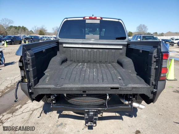 2025 Nissan Frontier SV with VIN 1N6ED1EJ8SN611463, listed as a Copart auction lot 45573665 with 133 mi miles and Salvage Title. Bid and sale history available at carsss.com. Image 6.