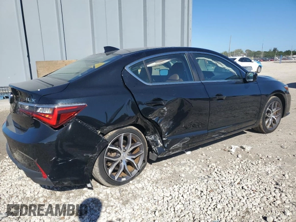 2020 Acura ILX w/Premium Pkg with VIN 19UDE2F78LA000802, listed as a Copart auction lot 49647055 with 22,560 mi miles and Salvage Title. Bid and sale history available at carsss.com. Image 3.