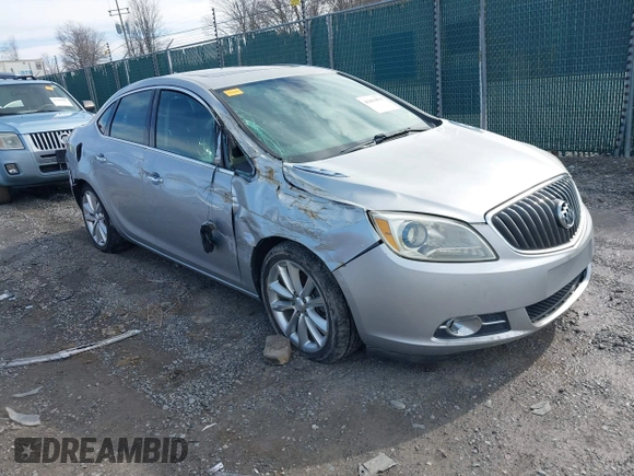 2013 Buick Verano Leather Group with VIN 1G4PS5SK4D4223995, listed as a IAAI auction lot 41451878 with 38,086 mi miles. Bid and sale history available at carsss.com. Image 1.