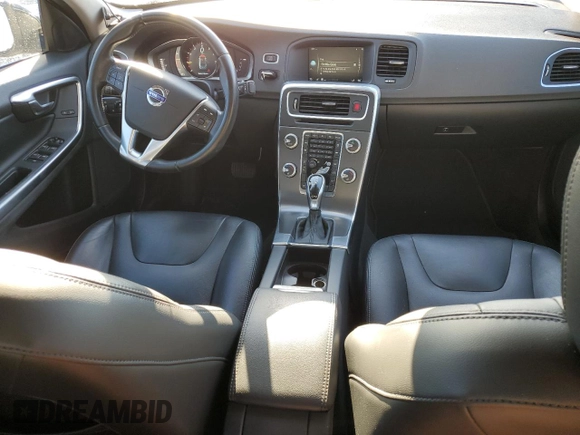 2015 Volvo S60 T5 Drive-E Premier with VIN YV140MFK4F2338462, listed as a Copart auction lot 48485665 with 57,695 mi miles and Salvage title. Bid and sale history available at DreamBid. Image 8.