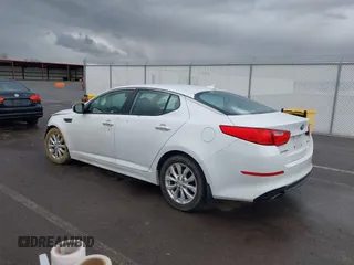 2015 Kia Optima EX with VIN 5XXGN4A7XFG429821, listed as a IAAI auction lot 41707204 with 134,383 mi miles. Bid and sale history available at carsss.com. Image 3.
