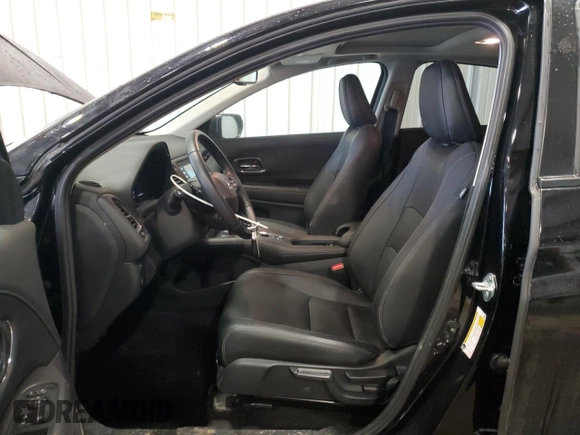 2022 Honda HR-V EX-L with VIN 3CZRU6H76NM700054, listed as a Copart auction lot 43334245 with 18,276 mi miles and Salvage Title. Bid and sale history available at carsss.com. Image 7.