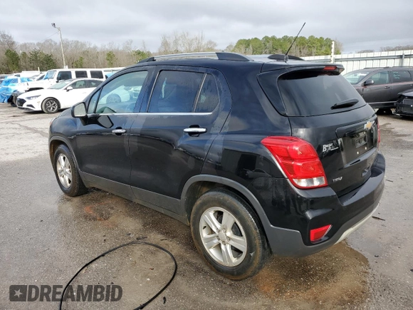 2020 Chevrolet Trax LT with VIN 3GNCJLSB0LL165183, listed as a Copart auction lot 44601285 with 93,915 mi miles and Salvage Title. Bid and sale history available at carsss.com. Image 2.