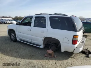 2005 GMC Yukon Denali with VIN 1GKEK63U15J201381, listed as a Copart auction lot 46435605 with 225,741 mi miles and Salvage Title. Bid and sale history available at carsss.com. Image 2.