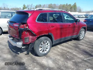 2015 Jeep Cherokee Limited with VIN 1C4PJMDS5FW588241, listed as a IAAI auction lot 42093045 with 54,927 mi miles and . Bid and sale history available at DreamBid. Image 4.