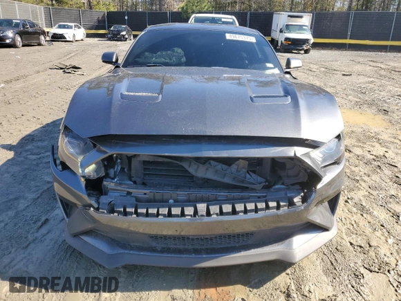 2018 Ford Mustang GT with VIN 1FA6P8CF9J5165267, listed as a Copart auction lot 49875375 with 46,230 mi miles and Salvage Title. Bid and sale history available at carsss.com. Image 5.