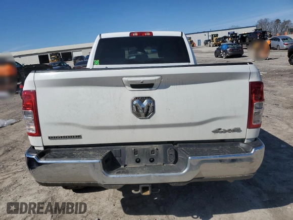 2021 Ram 2500 Big Horn with VIN 3C6UR5DJ4MG653463, listed as a Copart auction lot 45666955 with 101,134 mi miles and Salvage Title. Bid and sale history available at carsss.com. Image 6.