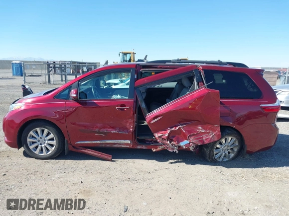 2015 Toyota Sienna Ltd with VIN 5TDDK3DC3FS112783, listed as a IAAI auction lot 41435212 with 62,793 mi miles. Bid and sale history available at carsss.com. Image 14.
