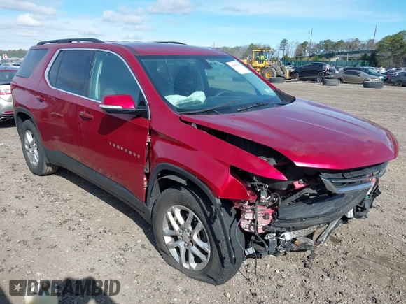 2020 Chevrolet Traverse LT Cloth with VIN 1GNEVGKW0LJ156045, listed as a IAAI auction lot 42050791 with 98,250 mi miles and . Bid and sale history available at DreamBid. Image 1.