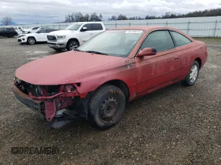 2000 Toyota Solara SE with VIN 2T1CG22P9YC375675, listed as a Copart auction lot 86199014 with 168,998 mi miles and Salvage Title. Bid and sale history available at carsss.com. Image 1.