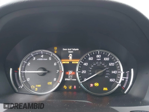 2019 Acura MDX Technology с VIN 5J8YD4H55KL025610, выставлен на аукционе IAAI как лот 41966324 с пробегом 96 877 миль миль и . История ставок и продаж доступна на DreamBid. Изображение 7.