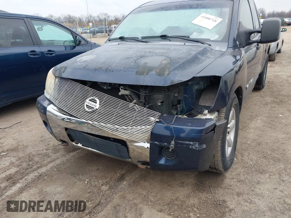 2008 Nissan Titan SE with VIN 1N6AA06A38N352356, listed as a IAAI auction lot 41000718 with 157,029 mi miles. Bid and sale history available at carsss.com. Image 6.