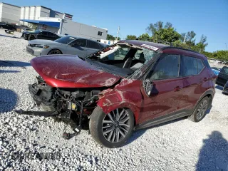 2021 Nissan Kicks SR with VIN 3N1CP5DV4ML497934, listed as a Copart auction lot 48014205 with 70,463 mi miles and Non Repairable. Bid and sale history available at carsss.com. Image 1.