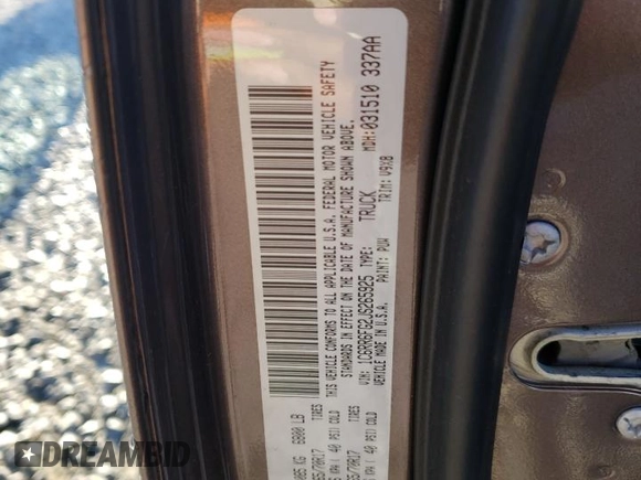 2018 Ram 1500 Tradesman с VIN 1C6RR6FG2JS265925, выставлен на аукционе Copart как лот 49047665 с пробегом 60 866 миль миль и Списание • Salvage title. История ставок и продаж доступна на DreamBid. Изображение 13.