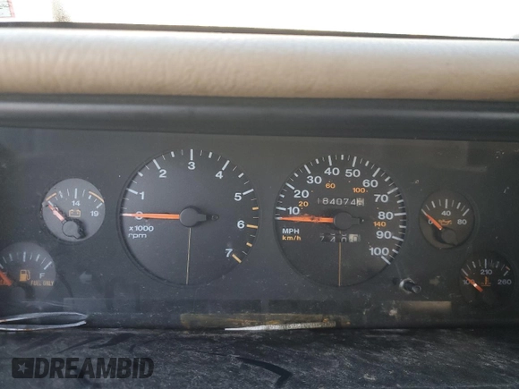 1995 Jeep Grand Cherokee Limited with VIN 1J4GZ78Y7SC730118, listed as a Copart auction lot 76031964 with 184,074 mi miles and Salvage Title. Bid and sale history available at carsss.com. Image 9.
