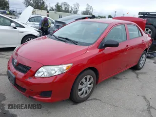 2009 Toyota Corolla with VIN JTDBL40E89J051515, listed as a IAAI auction lot 41744511 with 66,160 mi miles. Bid and sale history available at carsss.com. Image 2.