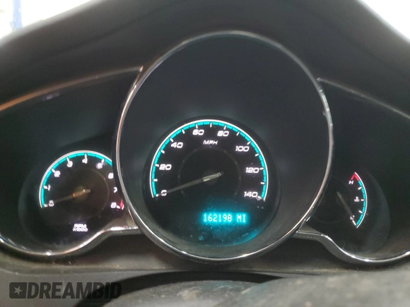 2012 Chevrolet Malibu LTZ with VIN 1G1ZG5E79CF259389, listed as a Copart auction lot 44201685 with 162,198 mi miles and Salvage Title. Bid and sale history available at DreamBid. Image 9.