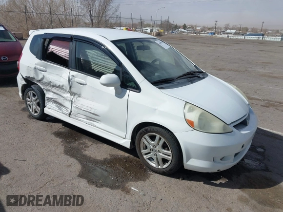 2007 Honda Fit Sport z VIN JHMGD38657S030086, wystawiony jako IAAI lot #41699824 z przebiegiem 224 648 mil mil oraz . Historia ofert i sprzedaży dostępna na DreamBid. Obrazek 1.
