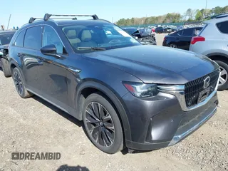 2024 Mazda CX-90 Premium with VIN JM3KKDHA7R1135174, listed as a IAAI auction lot 42109187 with 17,667 mi miles and . Bid and sale history available at DreamBid. Image 1.