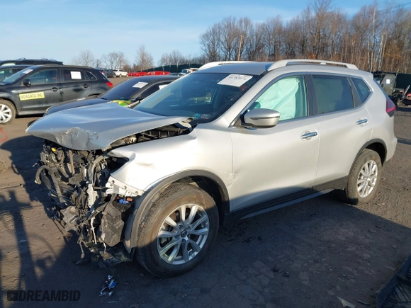 2018 Nissan Rogue S with VIN 5N1AT2MV7JC788266, listed as a IAAI auction lot 41783074 with 158,763 mi miles. Bid and sale history available at carsss.com. Image 2.