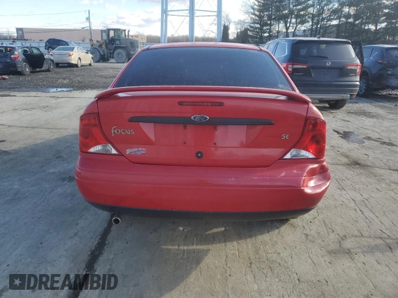 2001 Ford Focus SE with VIN 1FAFP34311W271181, listed as a Copart auction lot 42959555 with 133,642 mi miles and Salvage Title. Bid and sale history available at carsss.com. Image 6.