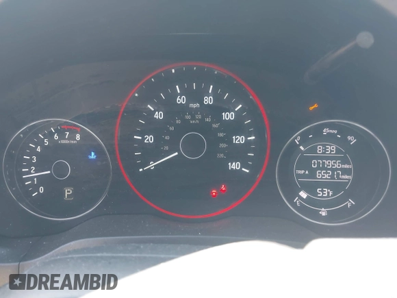 2017 Honda HR-V LX with VIN 3CZRU6H32HM700764, listed as a IAAI auction lot 41955309 with 77,956 mi miles and . Bid and sale history available at DreamBid. Image 7.