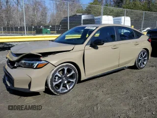 2025 Honda Civic Sport Touring z VIN 19XFL4H95SE002140, wystawiony jako Copart lot #50428305 z przebiegiem 1 476 mil mil oraz Szkoda całkowita • Salvage title. Historia ofert i sprzedaży dostępna na DreamBid. Obrazek 1.